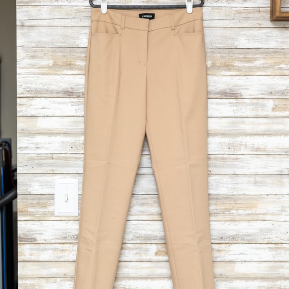EXPRESS KHAKI PANTS SIZE 4 - Picture 3 of 5